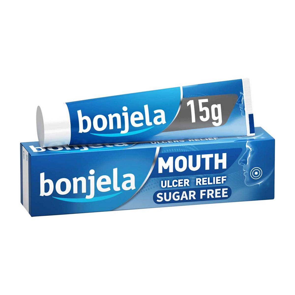 Bonjela Adult Mouth Ulcer Pain Relief Sugar Free Gel 15g First Aid Boots   