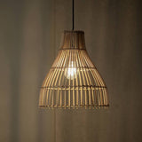 Habitat Camillo natural bamboo midi lampshade 30cm, imported from the UK