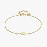 Revere 9ct gold plated silver snake bracelet 20cm (British brand)