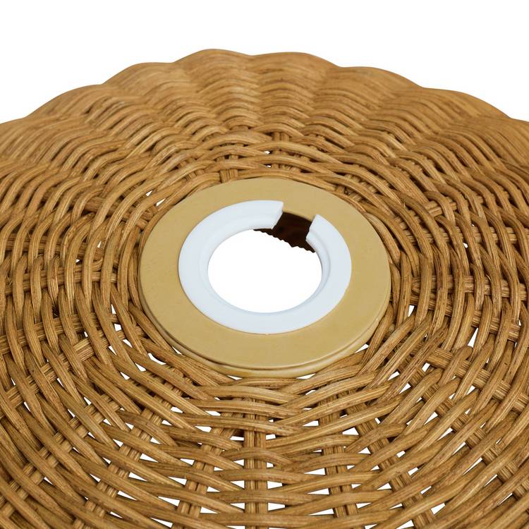 Habitat rattan scallop lampshade 35cm - British product