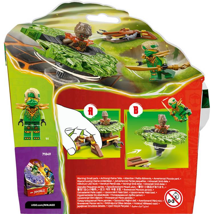 LEGO Ninjago spinner battle toy Lloyd and Earth Monster (British brand)
