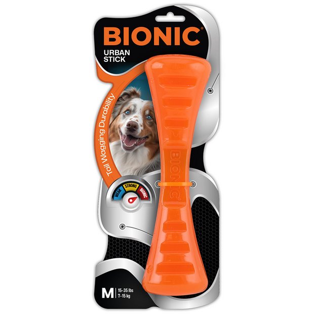 Bionic Urban Bone Stick dog toy 23cm, UK version