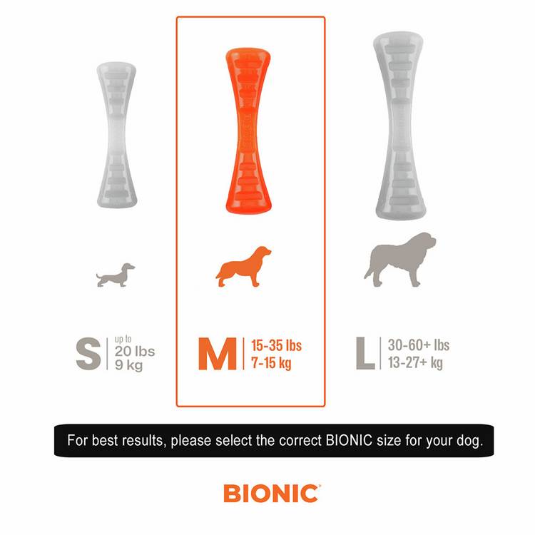 Bionic Urban Bone Stick dog toy 23cm, UK version