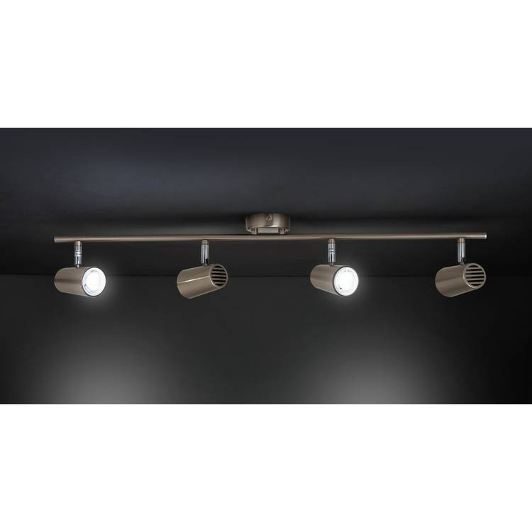 Argos Home brushed chrome 4 light bar light 76cm, UK version