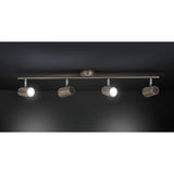Argos Home brushed chrome 4 light bar light 76cm, UK version