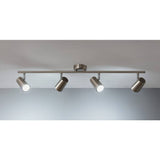 Argos Home brushed chrome 4 light bar light 76cm, UK version