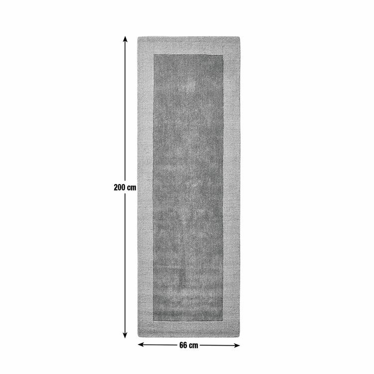 Habitat taupe wool runner 66x200cm (British brand)