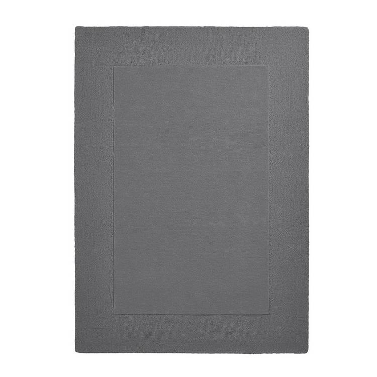 Habitat grey wool cut pile rug 120x170cm (British brand)