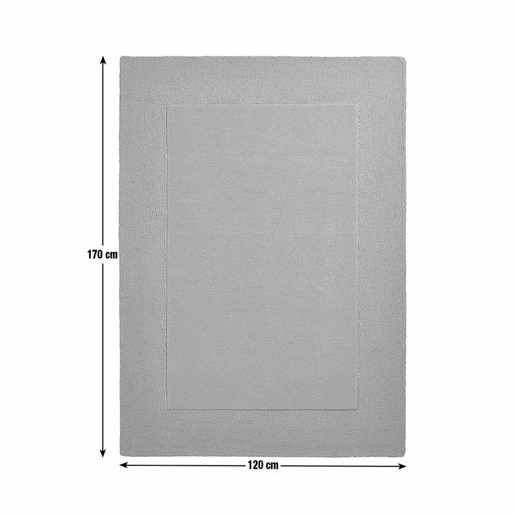Habitat grey wool cut pile rug 120x170cm (British brand)
