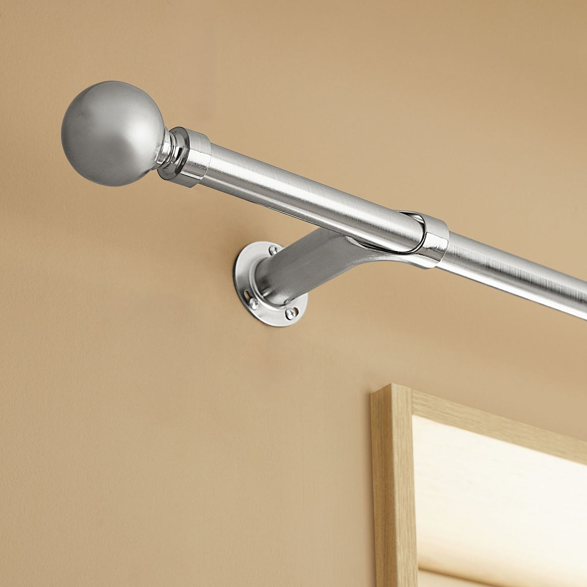 Argos Home extendable metal curtain pole 110-300cm (British brand)