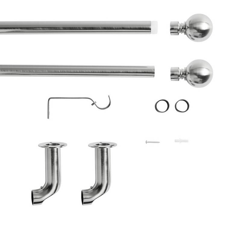Argos Home extendable metal curtain pole 110-300cm (British brand)
