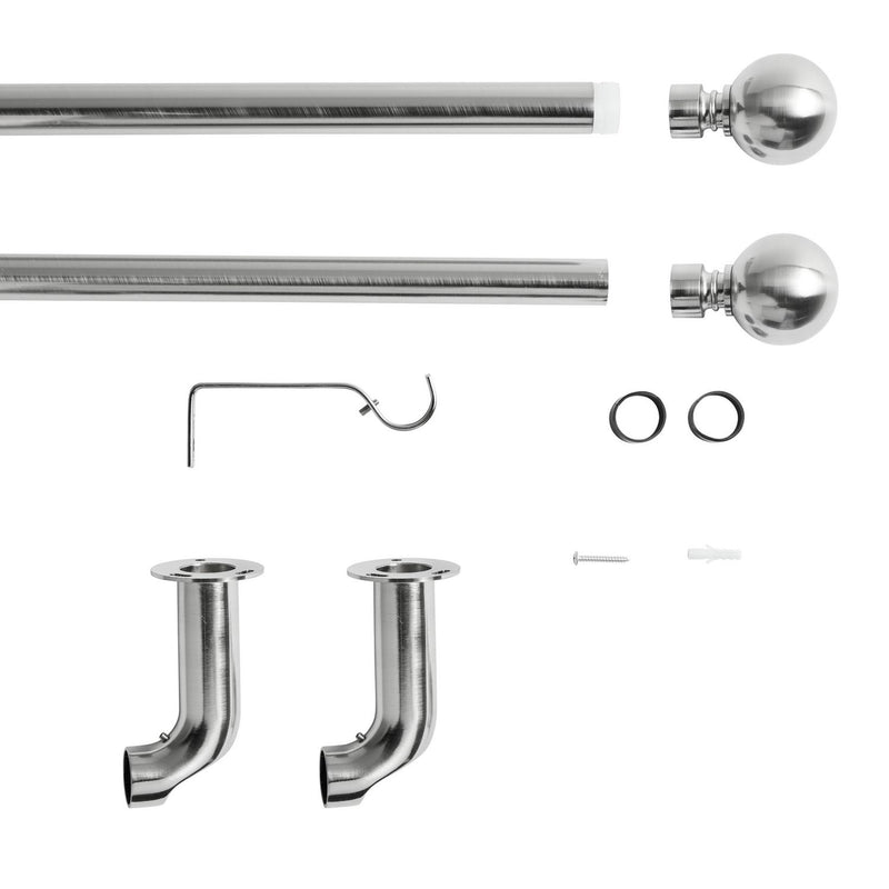 Argos Home extendable metal curtain pole 110-300cm (British brand)