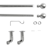 Argos Home extendable metal curtain pole 110-300cm (British brand)