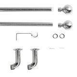 Argos Home extendable metal curtain pole 110-300cm (British brand)