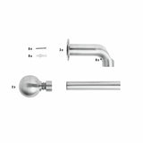 Argos Home extendable metal curtain pole 110-300cm (British brand)