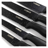 Tower 5 piece knife block rose gold black (British brand)