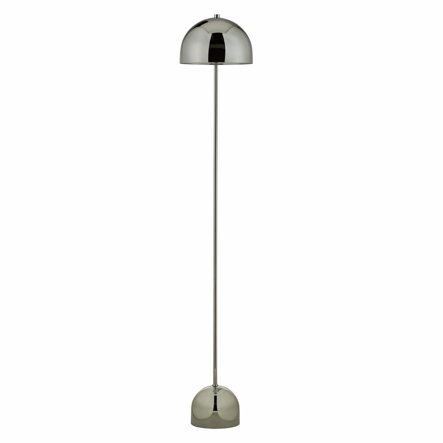 Searchlight Mushroom Port chrome LED floor lamp, imported from the UK