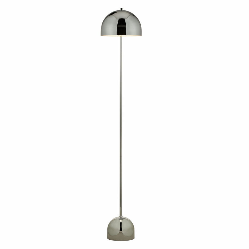 Searchlight Mushroom Port chrome LED floor lamp, imported from the UK