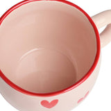 Argos Home stoneware heart thrown mug 300ml - British product