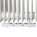 SpeedComfort cast iron radiator fan trio set white, imported from the UK
