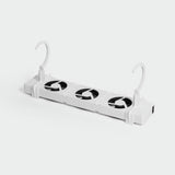 SpeedComfort cast iron radiator fan trio set white, imported from the UK