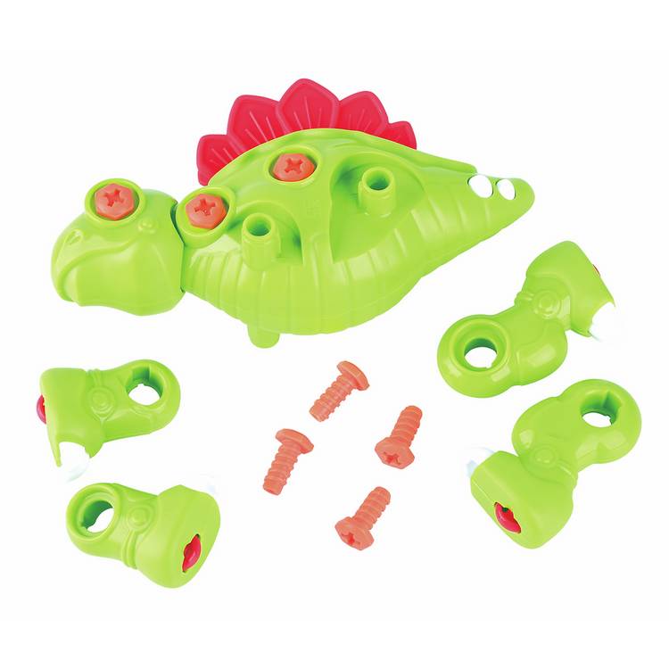Chad Valley dinosaur building set Stegosaurus H17cm, imported from the UK