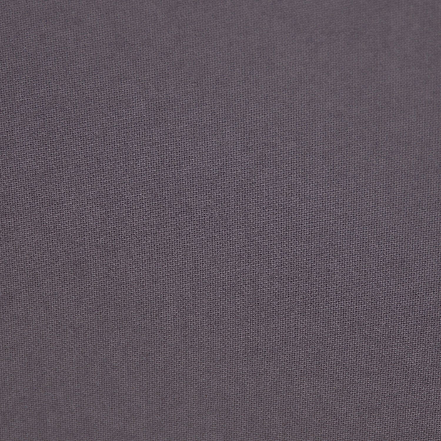 Habitat Brushed Cotton Plain Charcoal Fitted Sheet-Double