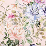 Argos Home cotton floral pink single bedding set, UK version