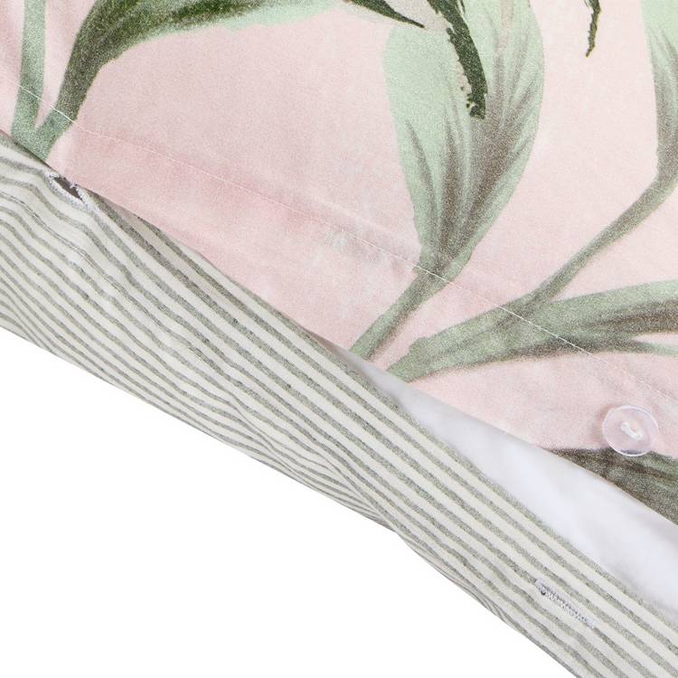 Argos Home cotton floral pink single bedding set, UK version