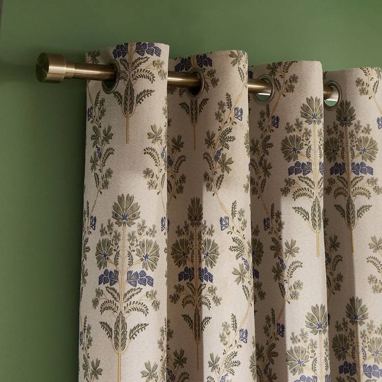 Habitat blackout curtains natural jacquard 117x137cm - British product