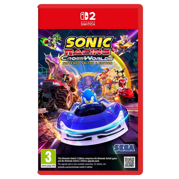 Sonic Racing CrossWorlds Nintendo Switch 2 game, imported from the UK