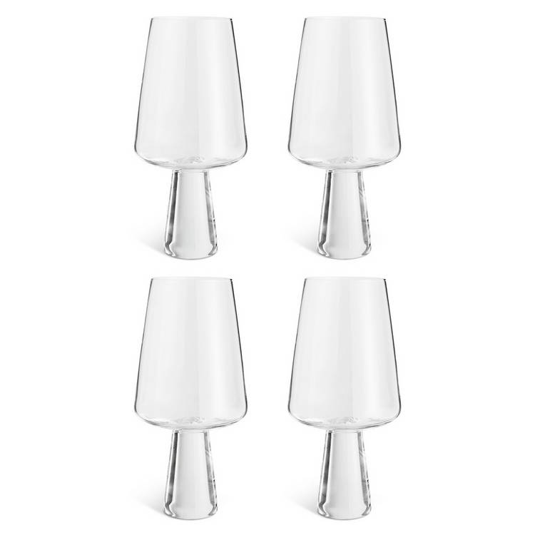 Habitat Block Stem white wine glasses set of 4, UK version