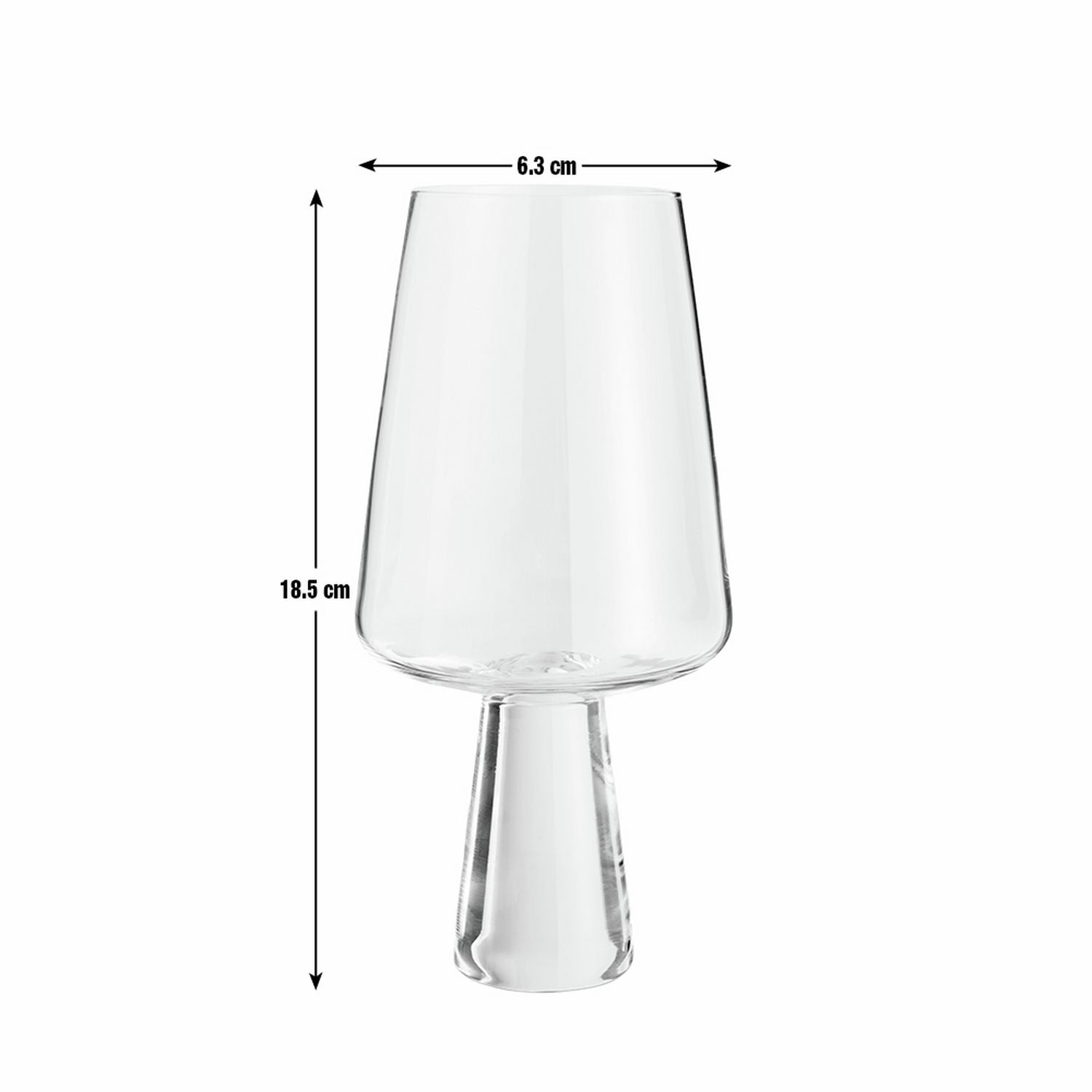 Habitat Block Stem white wine glasses set of 4, UK version