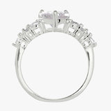 Revere heart cubic zirconia ring small - British product