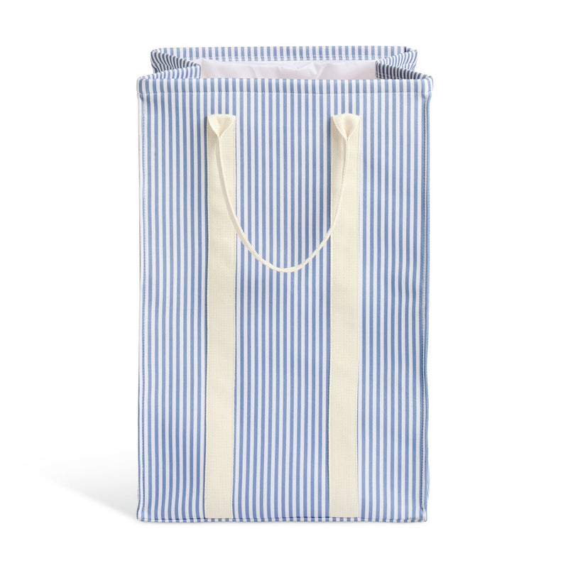 Argos Home coastal stripe laundry bag 70L (British brand)
