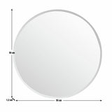 Argos Home round bathroom mirror 50cm, imported from the UK