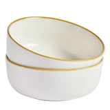 Argos Home mustard rim dinner set 12 piece, imported from the UK