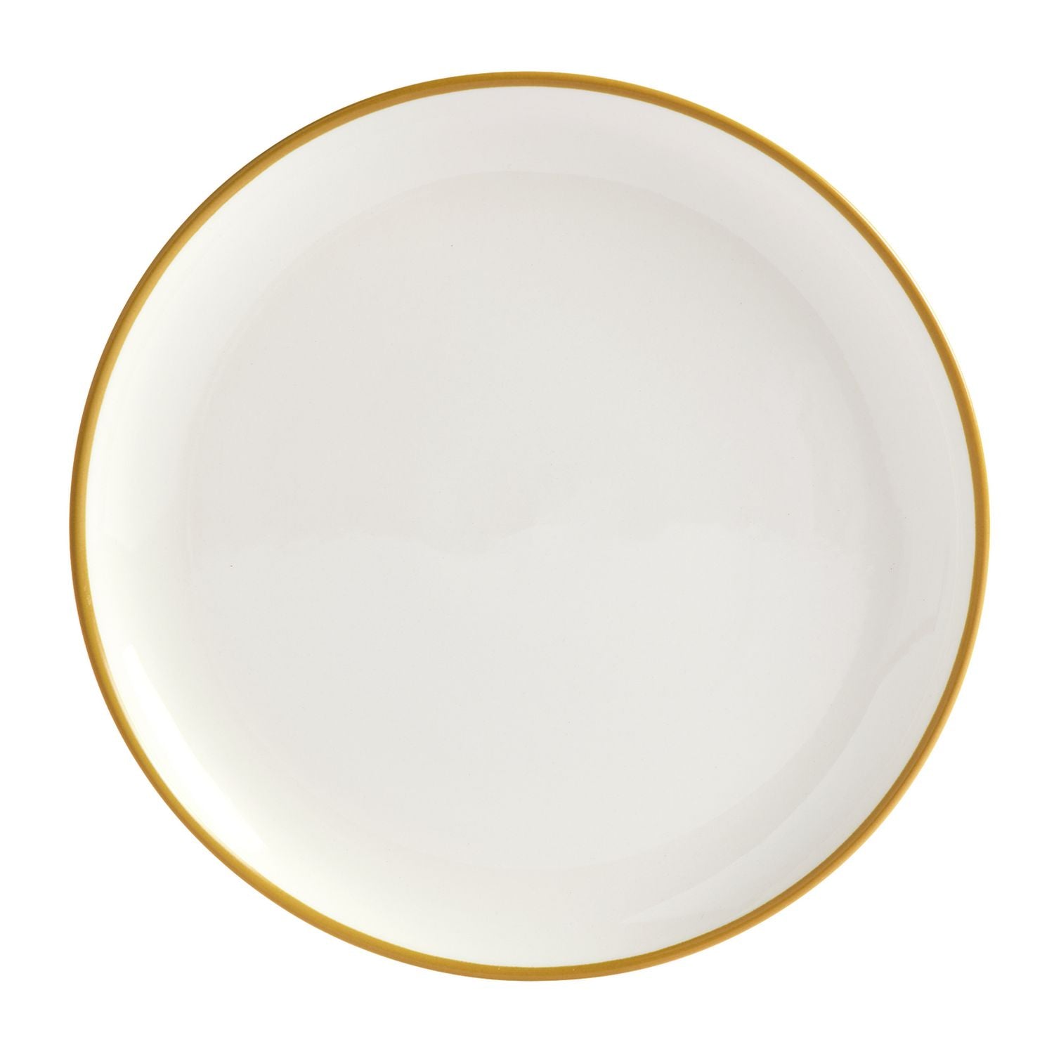 Argos Home mustard rim dinner set 12 piece, imported from the UK