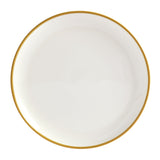 Argos Home mustard rim dinner set 12 piece, imported from the UK