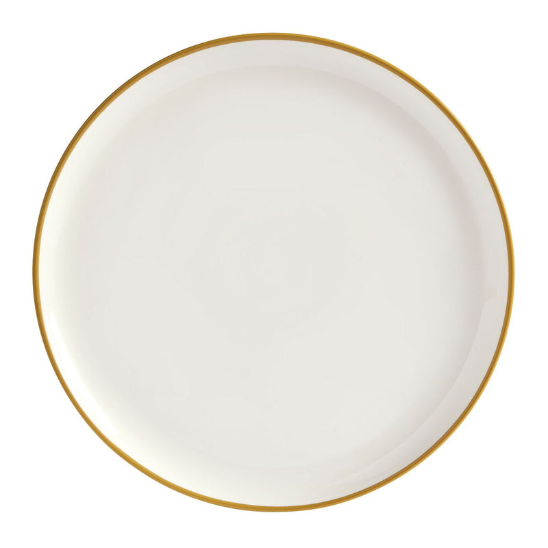 Argos Home mustard rim dinner set 12 piece, imported from the UK