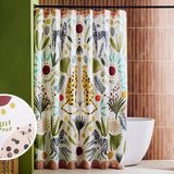 Habitat Global Animal antibacterial shower curtain 180x180cm - British product