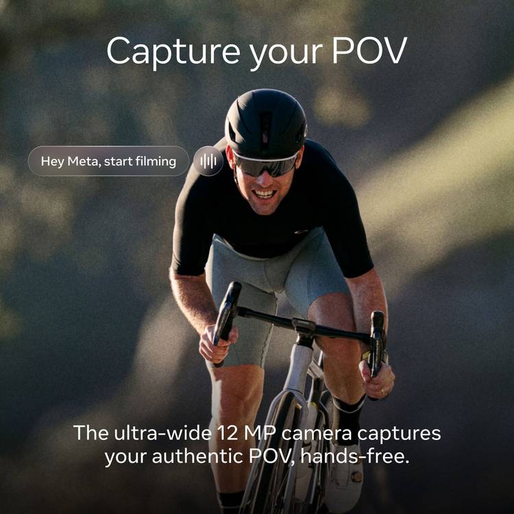Oakley Meta Vanguard Black Prizm Road smart glasses - British product