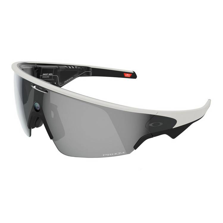 Oakley Meta Vanguard smart glasses white Prizm Black lens, imported from the UK