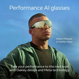 Oakley Meta Vanguard smart glasses white Prizm Sapphire lens, UK version