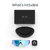 Oakley Meta Vanguard smart glasses white Prizm Sapphire lens, UK version