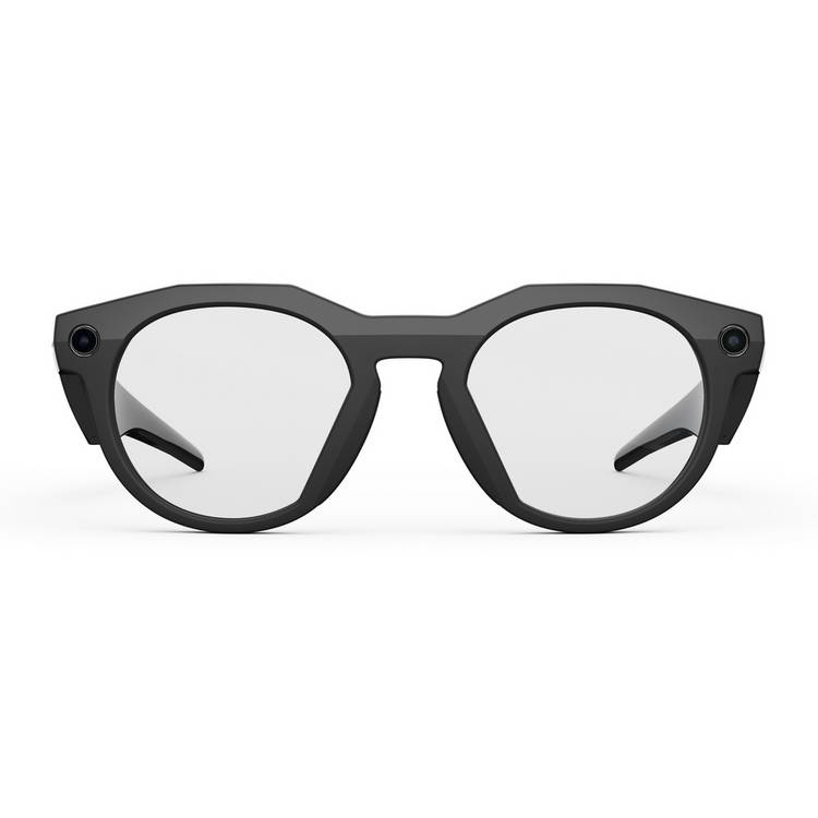 Oakley Meta HSTN smart glasses black clear lenses - British product