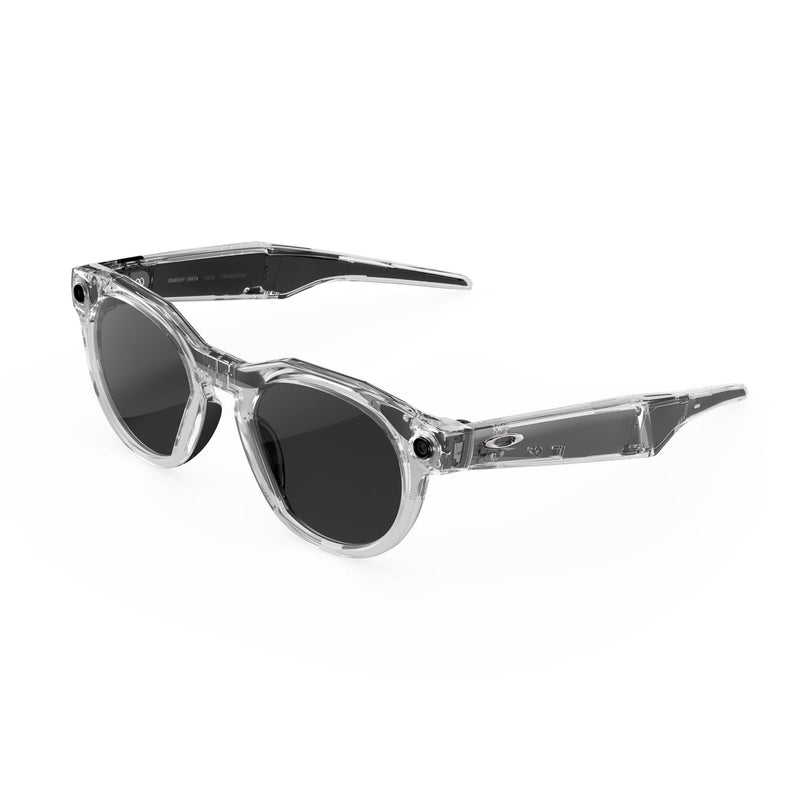 Oakley Meta HSTN smart glasses Clear Transitions Grey Lenses (British brand)