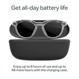 Oakley Meta HSTN smart glasses Clear Transitions Grey Lenses (British brand)