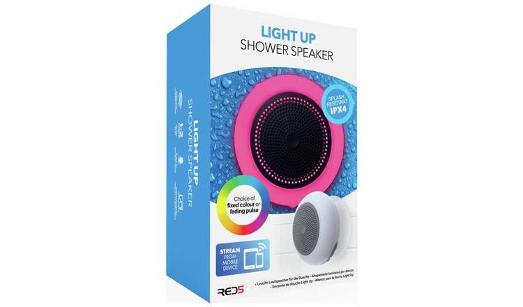 RED5 Light Up Shower Speaker GOODS Argos