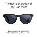 Ray-Ban Meta Headliner sunglasses Black Transitions Sapphire - British product